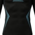 thumbnail image 4 of Hfnxid Tight Shirt Men Slim Body Shaper Long Sleeve Workout Shirts Quick Dry Crewneck Tops Athletic Undershirts Dark Blue,L, 4 of 8