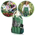 thumbnail image 4 of GardenHOME Juego de herramientas de jardín – Juego de herramientas de mano de jardín de 11 piezas con bolsa de mano ajustable y delantal herramientas de jardinería para mujeres, 4 of 5