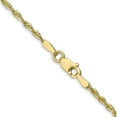 thumbnail image 4 of 10K Yellow Gold Jbsp's 1.8mm Diamond-Cut Lightweight Rope Chain (30 X 1.8) Made In Peru 8050-30, 4 of 5
