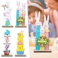 thumbnail image 3 of Desktop Decor,7 "H Easter Wooden Tabletop Fireplace Decor Standing Sign Decor For Home Or Yard, 3 of 8
