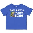 thumbnail image 3 of Inktastic Pap Pap's Fishing Buddy with White Text Boys Toddler T-Shirt, 3 of 5