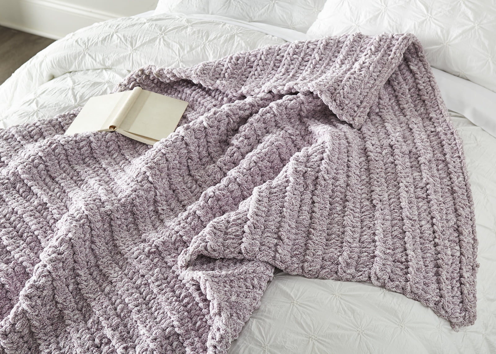 Crafted by Catherine Neutral Multi Chunky Heather Super Bulky Yarn, 49 yards, 7oz/200g (2 Pack)