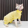 thumbnail image 6 of CIYISON Cat Sweatshirt for Small, Medium, Large Cats Christmas Coat Kitten Apparel Pullover Kitten Pajamas Cat Coat, 6 of 10