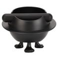 thumbnail image 1 of Contenedor de café en forma de planeta ABS negro para posos de café, perfecto para bares de cocina y oficina Elegante contenedor antideslizante para café, 1 of 8