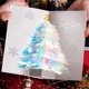 thumbnail image 4 of Tarjeta emergente 3D de árbol de Navidad, sobre de Navidad, tarjetas de felicitación hechas a mano, carta grabable, regalo de felicitación de Año Nuevo, suministros para el hogar, 4 of 4