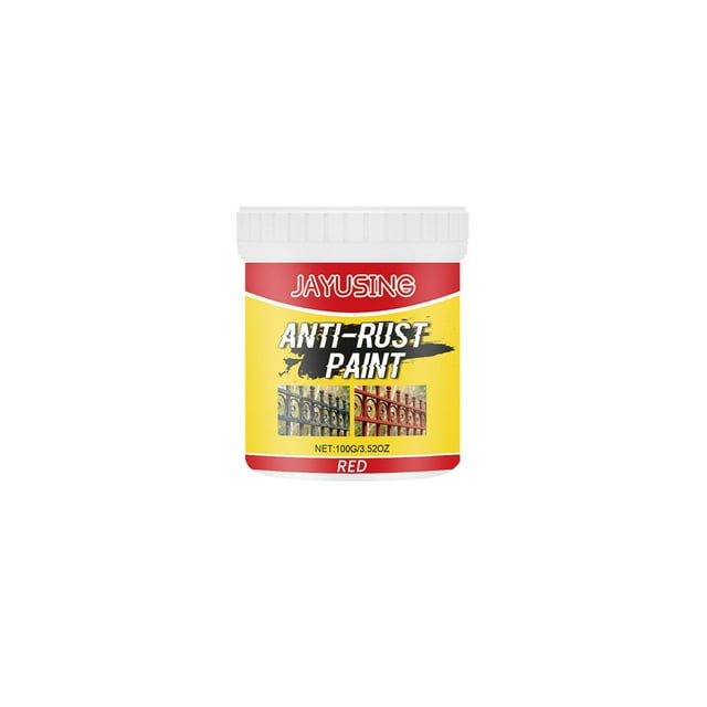 HOZADOIE Apprêt Antirouille Fournitures de Bureau Revêtements de Détartrage de Rouille pour Métal 100 ml Porte en Fer Rambarde Métal Antirouille Anticorrosion Conversion Rénovations Apprêt de Revêtement Antirouille