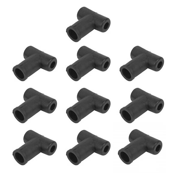 RAParts Set of Ten Fuel Line T Boots Fits John Deere 1020 2020 2510 3120 4040 4230 4440 4630