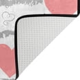 thumbnail image 3 of SKYSONIC Doormat Pink Heart Pattern Lightweight Non Slip Indoor Outdoor Entryway Rugs Floor Mat for Bathroom Kitchen Entrance 23.6 x 15.7 inches, 3 of 5