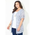 thumbnail image 3 of Catherines Women's Plus Size Crochet Cardigan, 3 of 4