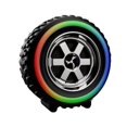 thumbnail image 3 of For Tire Bluetooth Speaker IPX7 Waterproof Wireless Outdoor Speaker High Power Bass Portable Mini Steel Cannon for Phone Tablet PC, 3 of 4