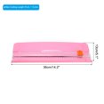 thumbnail image 2 of Unique Bargains 12 Inch Paper Cutter, A4 Size Portable Paper Trimmer Slicer Scrapbooking Tool with Cutter Head Blade, Pink, 2 of 7