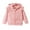 Pink, variant on Toddler Baby Girl Zip Up Hoodies Jacket Jacquard Long Sleeve Sweatshirts Coat Fall Winter Kids Outerwear