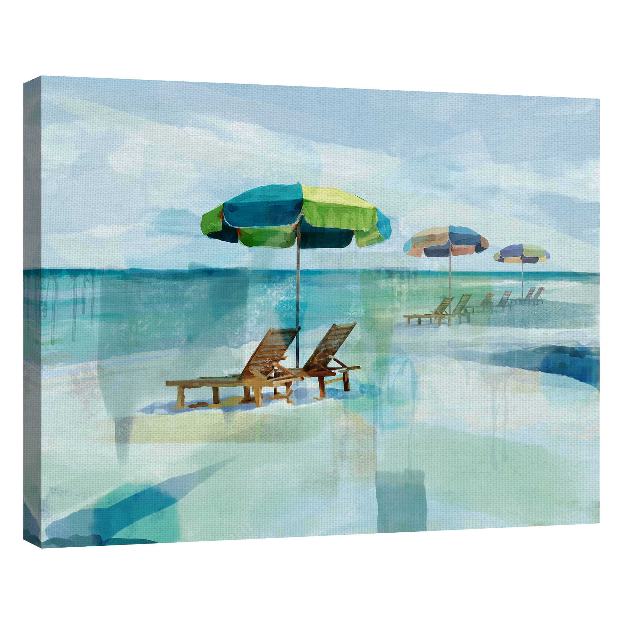 Masterpiece Art Gallery Seaside Morning By Studio Arts Canvas Art Print 22" x 28"