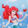 thumbnail image 5 of Niñas sirena princesa vestido bebé niño verano dibujos animados casual manga corta, azul, tamaño: 120 cm Feliz Sencillez, 5 of 5