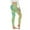 Green, variant on EQWLJWE Women Athletic Leggings High Waist Yoga Pants New Tie Dye Print No See-Through Stretchy Skinny Workout Running Leggings for Skateborading Sky Blue(S-Xl)