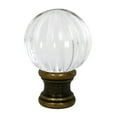 thumbnail image 3 of Glass Lamp Finials Lamp Top Decoration Brass Lamp Decorations Floor Lamp Finial Knob Suitable for Desk and Floor Lamp, 3 of 14