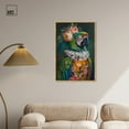 thumbnail image 3 of Parrot I Canvas Jungle Bathroom Art by Art Remedy, Gold Frame, 24" x 36", 3 of 7
