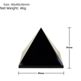 thumbnail image 3 of Adornos piramidales de cristal Cristal artificial Obsidiana Pirámide tetraédrica Torre de cristal Torre de cristal, 3 of 5