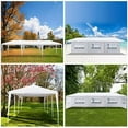 thumbnail image 7 of 10' x 30' White Outdoor Gazebo Canopy Waterproof Party Tent Wedding Canopy with Removable Sidewalls & Brighter Church Windows - 5 Sides$$Garden &, 7 of 7