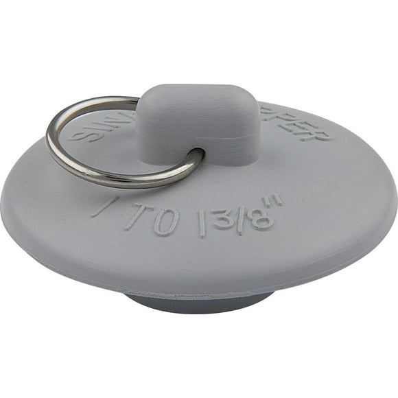 Peerless 1-In to 1-3/8-In Basin Stopper in Grey