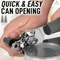 thumbnail image 5 of Zulay Kitchen Can Opener Durable Manual Can Opener Smooth Edge Cut Stainless Steel - Charcoal Gray, 5 of 6