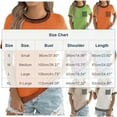 thumbnail image 4 of Horkkom Short Sleeve Sweater for Women Crew Neck Pullover Sweaters Summer Soft Casual Tops with Pocket M, 4 of 9