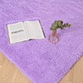thumbnail image 7 of YJ.GWL Fluffy Area Rugs for Bedroom Soft Shaggy Rug for Living Room Nursery Indoor Plush Floor Carpet,3'x5',Purple, 7 of 7