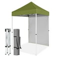 thumbnail image 3 of COOS BAY 5x5 Outdoor Portable Canopy Tent with One Removable Sunwall, Pop up Canopy with Carry Bag, Grass Green, 3 of 8