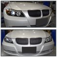 thumbnail image 3 of Spec-D Tuning LED Strip Black Projector Headlights Compatible with 2006-2008 BMW E90 3-Series 4 Door Sedan, Left + Right Pair Headlamps Assembly, 3 of 6