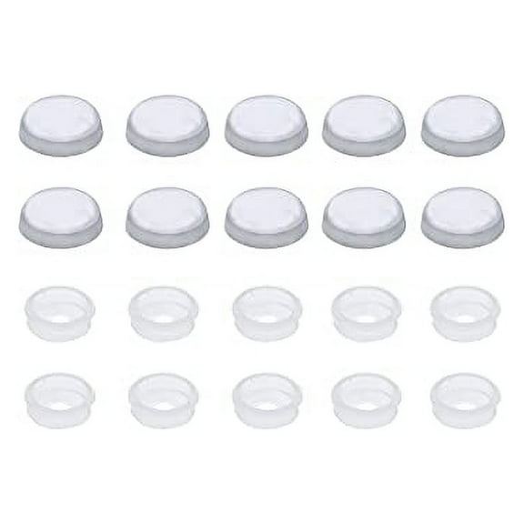 Chrome Snap-On Screw Cover for #6/#8 Screws (10 Pack)