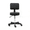 Black with Back, variant on Hassch Swivel Rolling Stool w/ Thick Padded Seat and 5 Wheels, Height-Adjustable Stool with Back, for Massage Salon Home Office (Black)