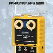 AUTOOL SPT101 Automotive Spark Plug Tester, 0-6000rpm Adjustable Car Spark Plug Ignition Analyzer Diagnostic Tool for 12V Gasoline Vehicles