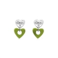 thumbnail image 3 of Minnieouse 1 par de pendientes con forma de corazón para mujer, pendientes para adolescentes, joyería nupcial para boda, regalos personalizados para Ropa, zapatos y accesorios Miscelánea Minnieouse AP010949-00, 3 of 6