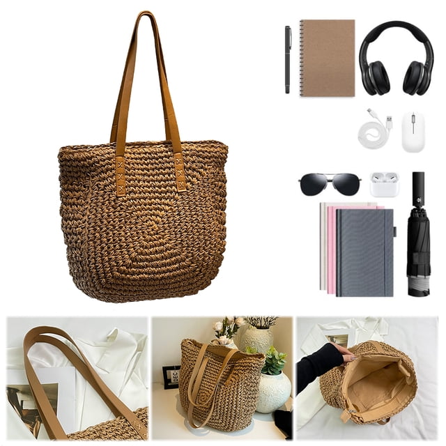 Bolso Hombro Hobo Elegante Playa Verano para Mujer