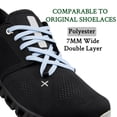thumbnail image 2 of Shoelaces for On Cloud X3, X4, Shift, Cloudflow, Cloudwift, Cloudmonster Running Replacement Flat Shoes Laces Strings(Color:Sky Blue,Size:50Inch), 2 of 6