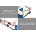 thumbnail image 6 of Zenithen (#OC582S-BD) Full-Sized Portable Folding Out/Indoor Hammock, Blue, 6 of 8