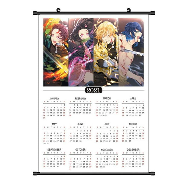 Yaoping 21 Calendar Poster Demon Slayer Kimetsu No Yaiba Wall Art Picture Hanging Monthly Wall Calendar Planner Walmart Com Walmart Com Yaoping 21 Calendar Poster Demon Slayer Kimetsu No Yaiba Wall Art Picture Hanging Monthly Wall Calendar Planner Walmart Com Walmart Com