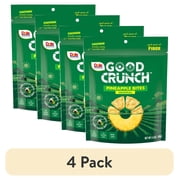 (4 pack) Dole Good Crunch Original Pineapple Bites, Made with All Natural Fruit, 1.4 oz
