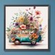 thumbnail image 1 of Cuadros Decorativos 5D bricolaje taladro redondo completo diamante pintura coche Kit hogar decoración arte artesanía Wdftyju de costura negro 4 estilos, 1 of 7