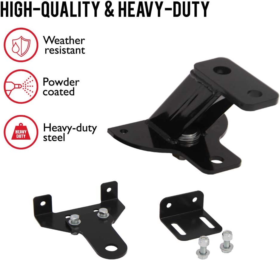 NIXFACE Upgraded Trailer Hitch Receiver Mount Kit Fit For 2008-2020 Can-Am Spyder RT, RS, ST, GS, F3-T And F3 Limited Black