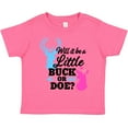 thumbnail image 3 of Inktastic Gender Reveal Will It Be a Little Buck or Doe? Girls Toddler T-Shirt, 3 of 5