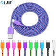 thumbnail image 2 of Cable USB tipo C OLAF de 1 m, 2 m y 3 m con sincronización de datos, nailon trenzado, carga rápida, tipo C, para Samsung S10, S9, Xiaomi MI9, MI8 y Huawei., 2 of 5