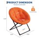 thumbnail image 5 of Yeshouse Silla de piso plegable extragrande con asiento de felpa antideslizante para adolescentes y adultos, ideal para dormitorio o sala de estar, 5 of 9