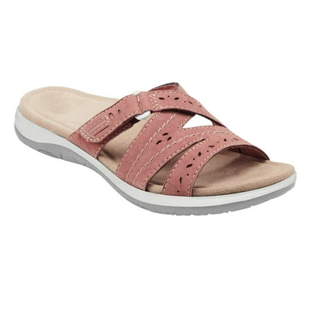 

Yoslce Slippers for Women Shoes Solid Color Hollowed Flat Low-heeled Sandals Fashion Casual Slippers Pink 43
