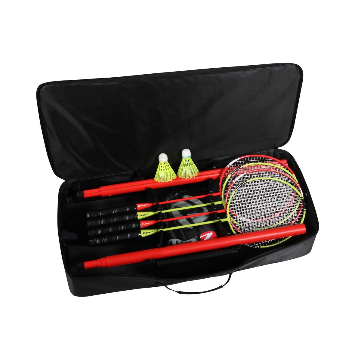 Zume Games OD0006W The Portable Instant Badminton Set