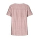 thumbnail image 4 of Blusa Informal Elegante Para Mujer, Talla Grande, Manga Corta, Cuello en V, Estampado, Jersey Odeerbi  ODB163977, 4 of 5
