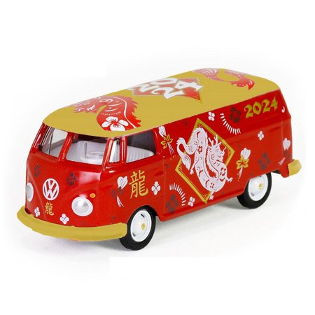 1/64 Volkswagen Type 2 Panel Van, Chinese Zodiac 2024 Year of the Dragon 30479