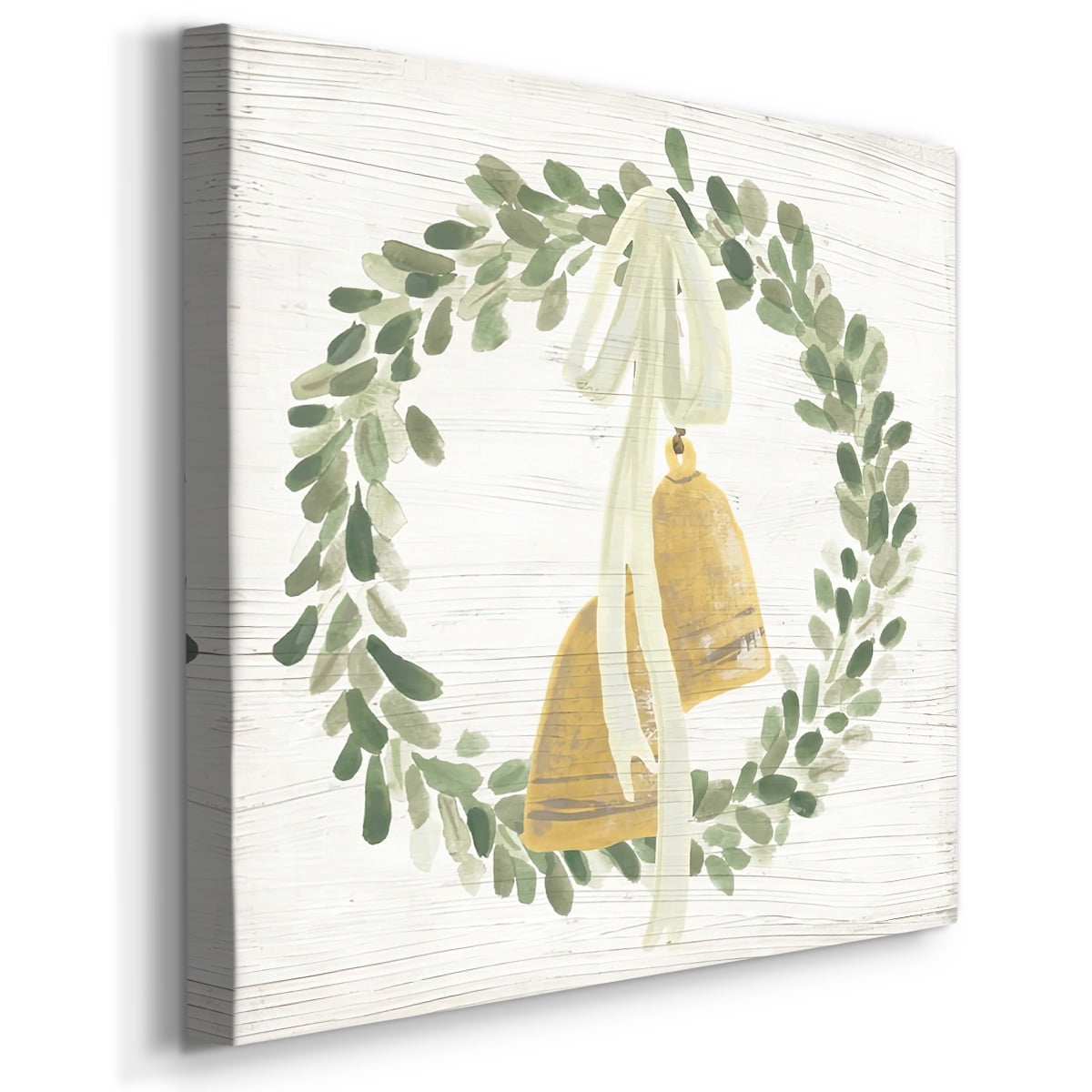 Weathered Aspen Wreath II- Gallery Wrapped Canvas