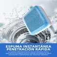 thumbnail image 4 of Descalcificador limpiador de lavadora，48 Pastillas de limpia lavadoras profunda，para lavadoras de carga frontal y superior，limpieza interior del tambor y sello de tina, 4 of 7
