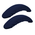 thumbnail image 1 of 2pcs Polyester Office Chair Armrest Slip-covers Covers Protector Blue, 1 of 7